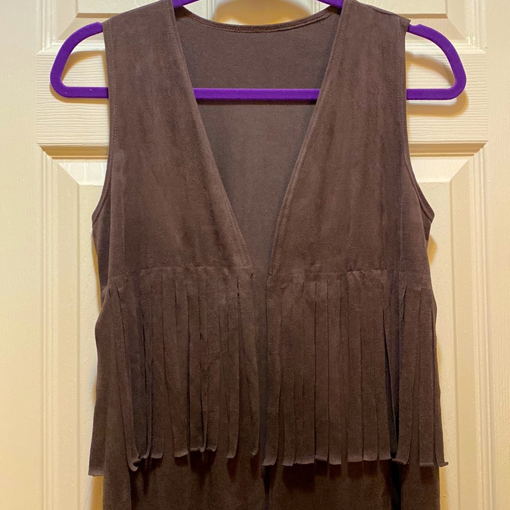 Vest With Fringes. SZ Small